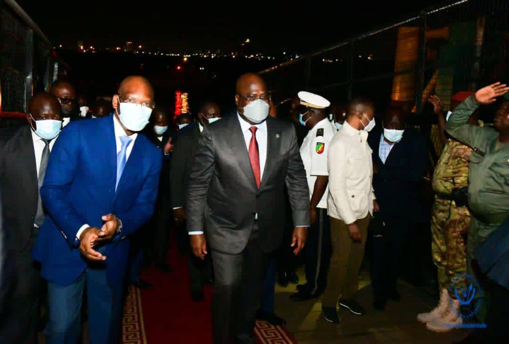 Le Président Felix Tshisekedi présent à la cérémonie d’investiture du Président Sassou-Nguesso à Brazzaville