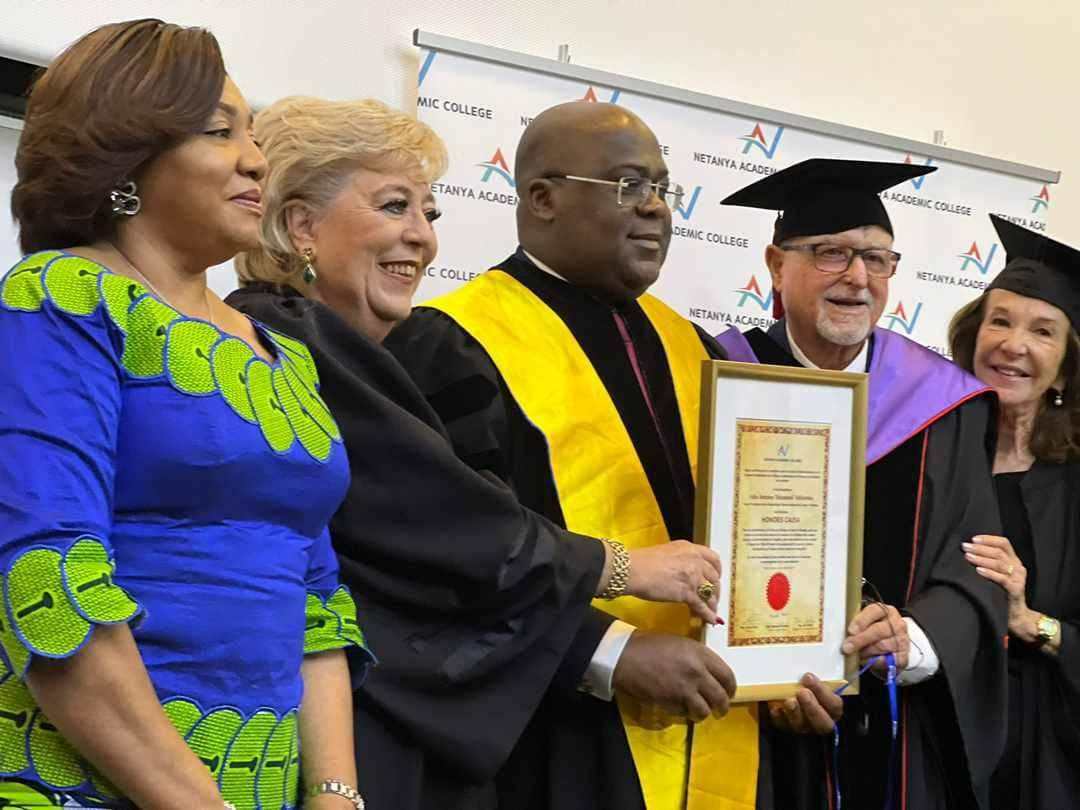 RDC/ISRAEL : Félix Tshisekedi élevé au titre de docteur honoris causa