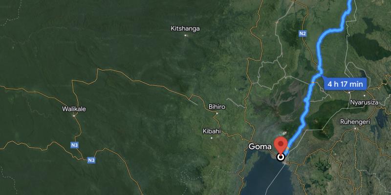 RDC-Guerre de l’est : la psychose sur Ishahsa déguerpie la population  vers l’Ouganda