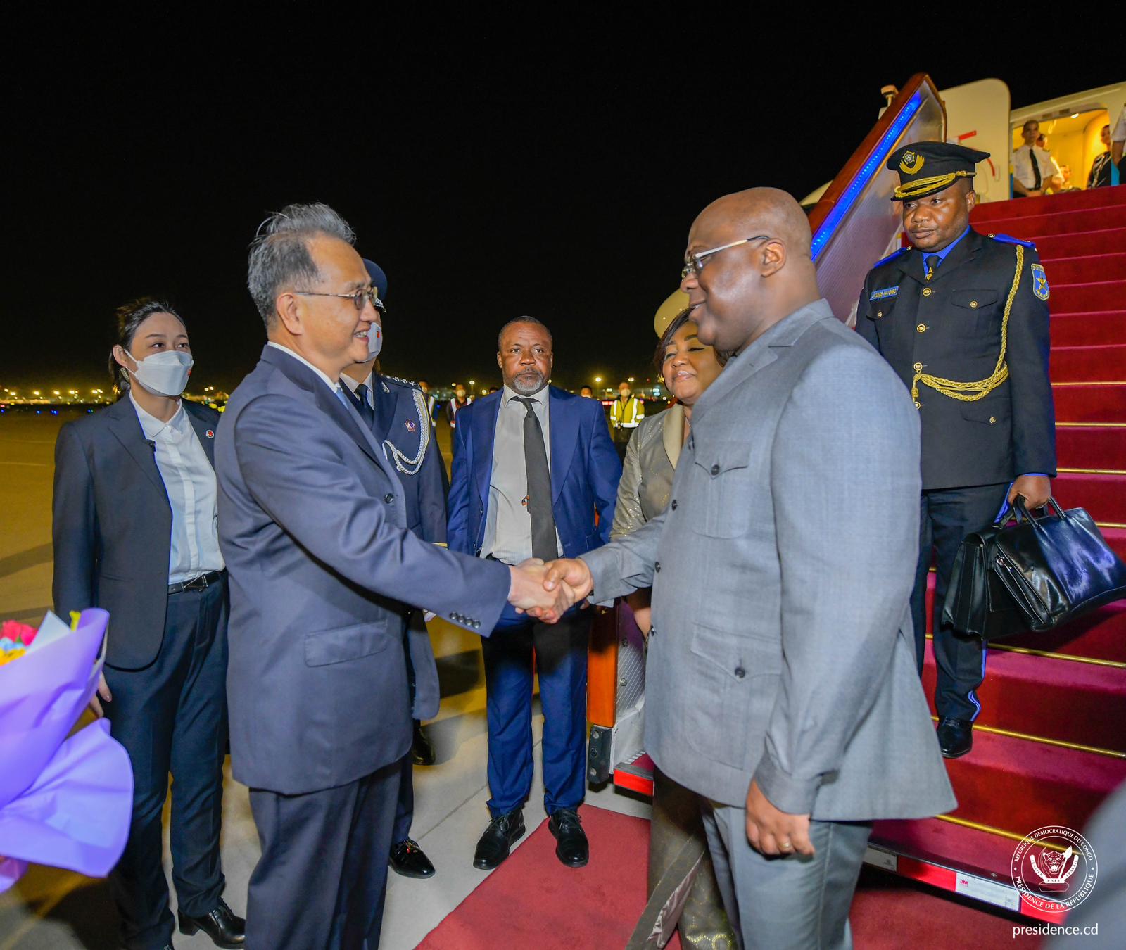 Coopération Sino-congolaise: Félix Tshisekedi est arrivé ce mercredi soir à Beijing