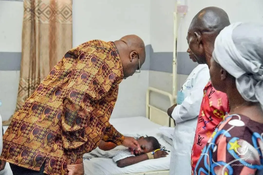 Kinshasa/ marche opposition : Félix Tshisekedi au chevet des victimes pour un réconfort