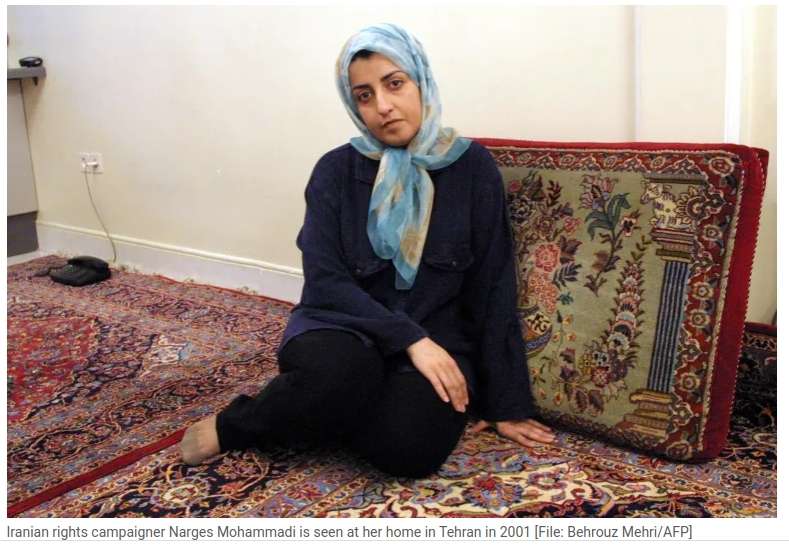 Monde : Privée de libertés,  l’Iranienne Narges Mohammedi, remporte le prix Nobel de la paix 2023