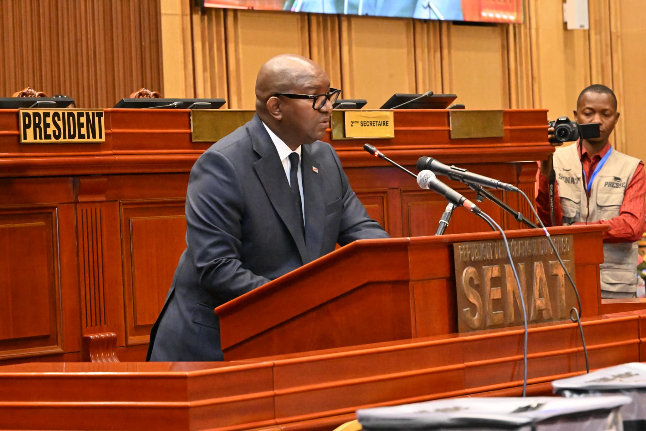 RDC-Election du bureau définitif du Sénat : L’ex Premier Ministre Sama Lukonde porté à la présidence