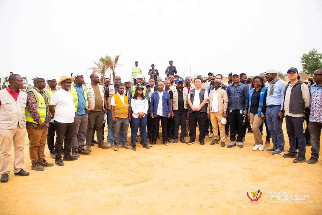  Kinshasa-Suivi des rocades : Le ministre des ITP, Alexis Gisaro agréablement « surpris » du déroulement des travaux