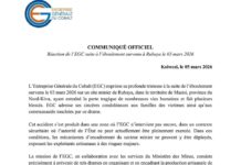 Éboulement à Rubaya : l’EGC solidaire des communautés endeuillées