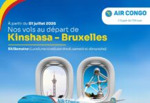 Air Congo lancera ses vols directs Kinshasa-Bruxelles dès le 1er juillet