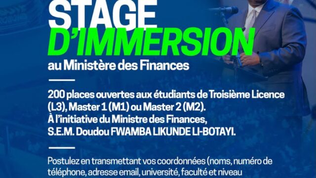 Finances publiques : 200 étudiants tiennent à palper du doigt les réalités du Ministère des Finances